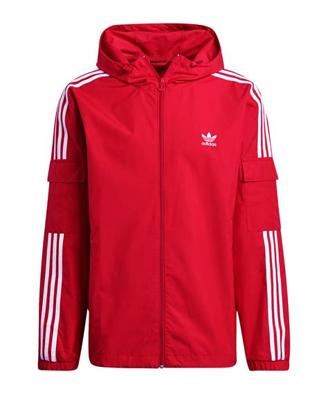 adidas originals kapuzenjacke rot weiß schwarz herren